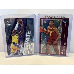LEBRON & BRONNY JAMES Rookie Year & SP Insert Cards Father Son RC Lot LA Lakers